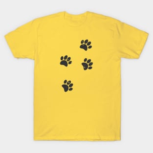 Distressed Dog Paw Tracks T-Shirt